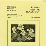 Cover image of Plants and the Blackfoot